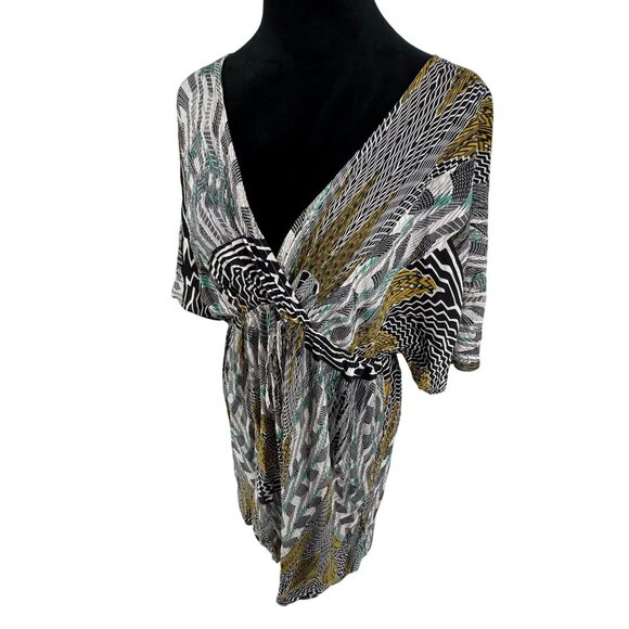 A Pea In The Pod Babydoll Midi‎ Maternity Dress Womens Size L Lightweight Boho - Picture 3 of 6